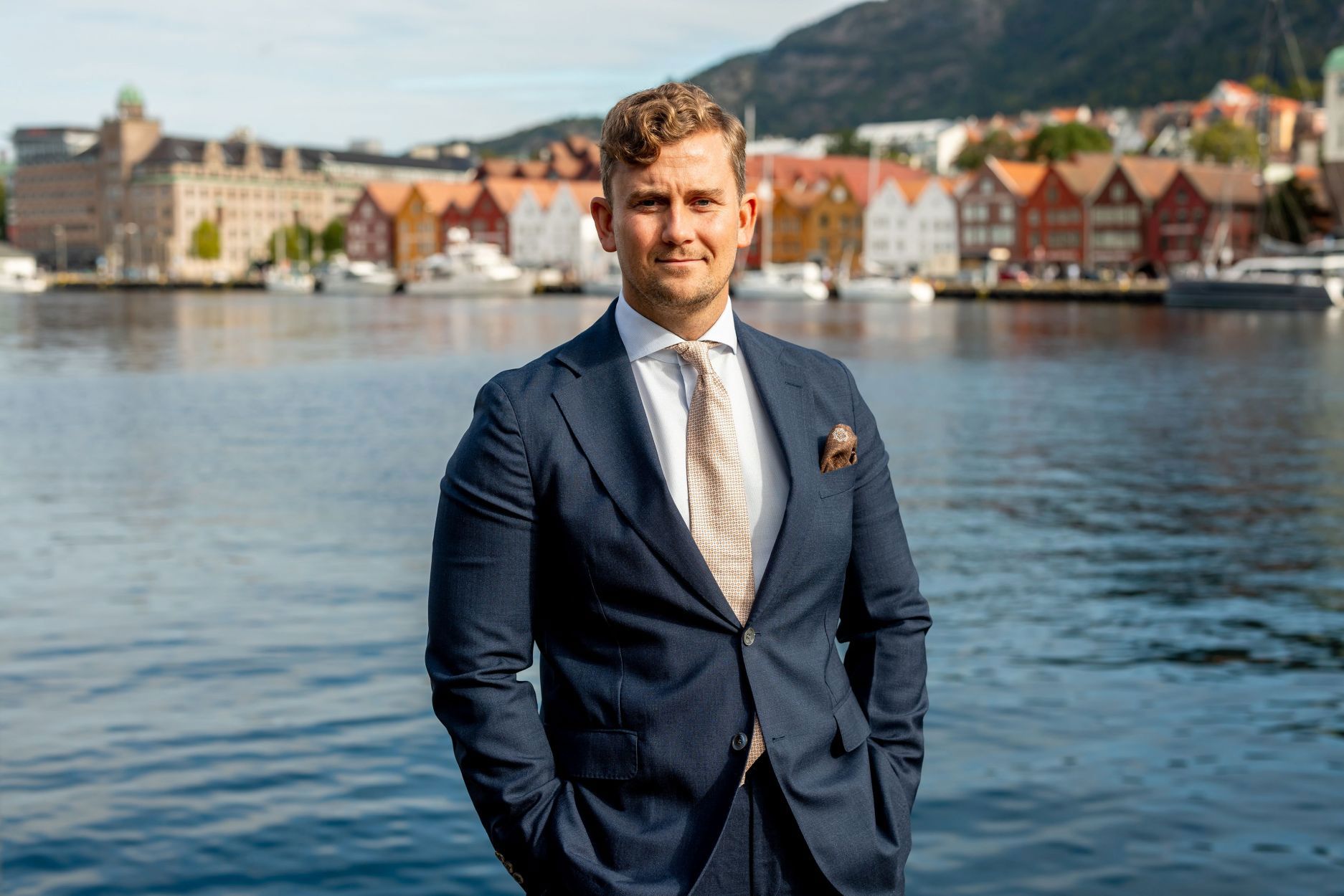 Eiendomsmegler og salgsleder Ådne Arild Holm fra DNB Eiendom Bergen.