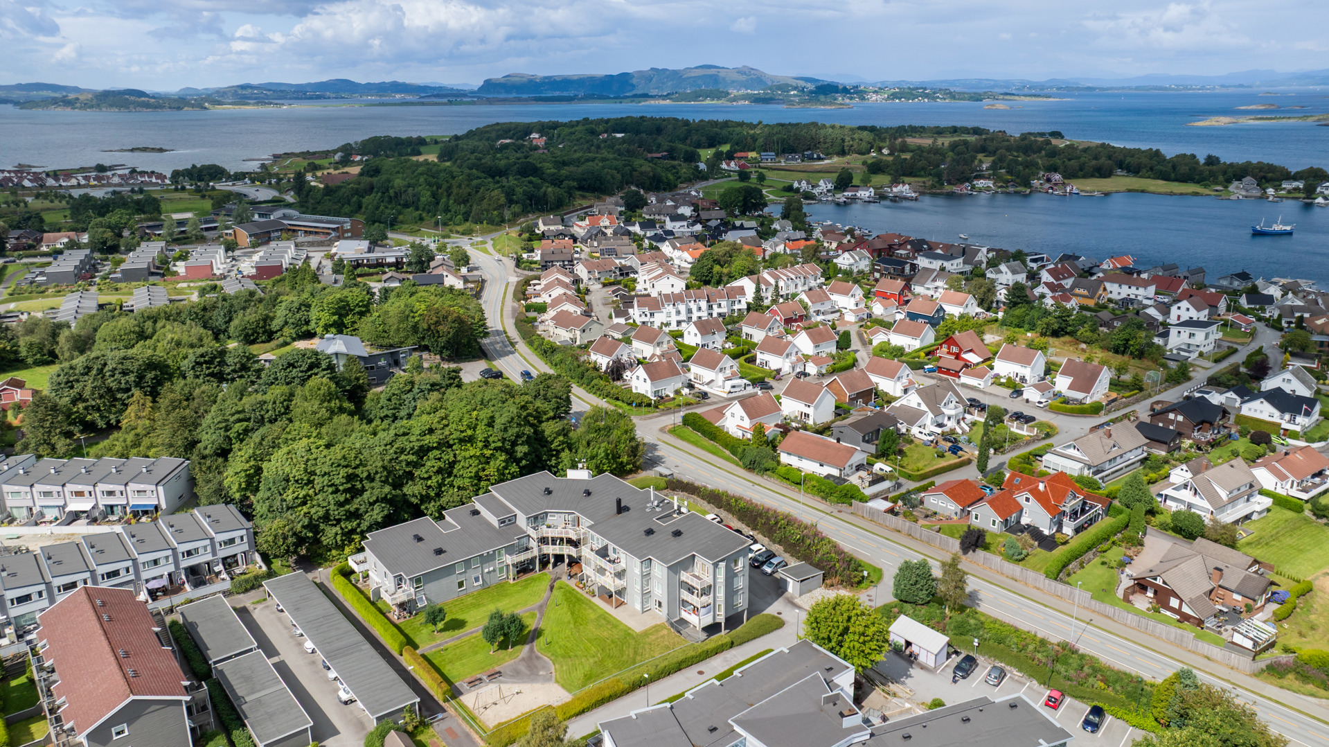 Boligområde i bydelen Hundvåg, Stavanger.